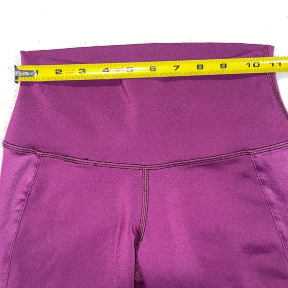ALO Yoga High Waisted Yoga Capris Leggings Stretch Patina Purple Womens‎ Size XS - Picture 8 of 10